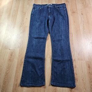 Levis 515 Bootcut Women Jeans Flap Pocket Cowgirl Y2K Whiskered  14L 34x31 Dark